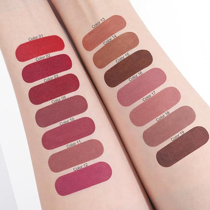 Kaely 3Pcs Gradient Matte Lipstick Lip Liner Pencil Set for Women, 2in1 Flawless Contour Gradual Ombre Effect Lip Pencil Makeup Waterproof, labiales mate 24 horas originales, 05+10+11