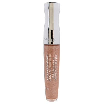 Rimmel Stay Glossy Lip Gloss - Non-Sticky and Lightweight Formula for Lip Color and Shine - 122 All Nighter, .18oz