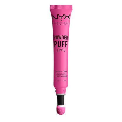 NYX PROFESSIONAL MAKEUP Powder Puff Lippie Lip Cream, Liquid Lipstick - Bby (Fuchsia)