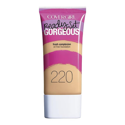 COVERGIRL Ready Set Gorgeous Foundation Soft Honey 220, 1 oz (packaging may vary)