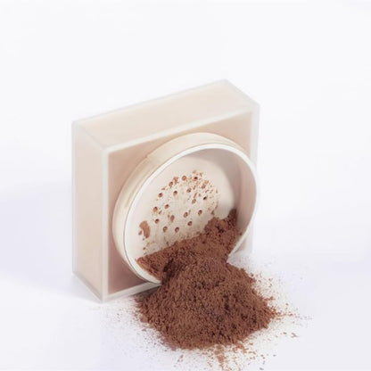 MAEPEOR Setting Powder 8 Colors Smooth and Lightweight Matte Face Powder for Brightening and Setting Makeup with Face Puff (1.76 oz, P05 Wheat-Colored)