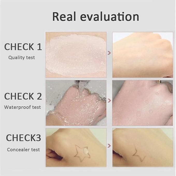TLM Color Changing Foundation, Moisturizing Warm Skin Flawless Full Coverage Face Foundation Makeup for All Skin. (1pcs)
