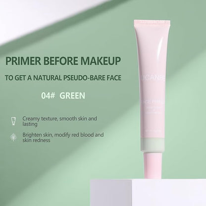 UCANBE Tone Adjusting Primer: Smooth Lightweight Face Primer - Facial Makeup Long-lasting Prime - Evens Skin Prime for Red Blood and Skin Redness（Green，1.06 Oz)