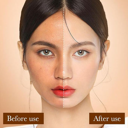 Color-Changing Foundation, High Coverage Long-Lasting Moisturizing Matching Self-Adjusting BB Cream, Suitable for All Skin Types, 1.05 Oz/30g Ivory White