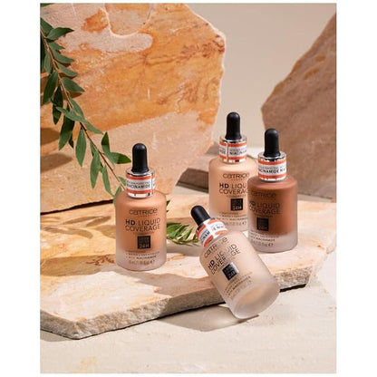 Catrice | HD Liquid Coverage Foundation | High & Natural Coverage | Vegan & Cruelty Free (032 | Nude Beige)