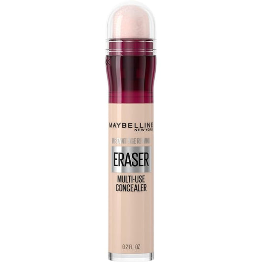 Maybelline Instant Age Rewind Dark Circles Concealer with Fit Me Matte + Poreless Liquid Foundation, Fair Ivory