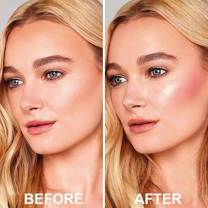 Blush Stick, Multi-use Blush Stick for Cheeks, Eyes, Lips, Silky Creamy Face Stick for Old Women & Mature Skin, Blendable and Buildable Color, Long Lasting Waterproof Non-greasy Formula (#12, Blush)