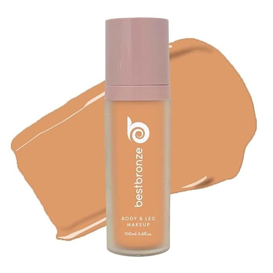 Best Bronze Bombshell Body Makeup - Tattoo Cover Up Makeup & Body Foundation Waterproof - Tattoo Concealer Waterproof for Scars, Varicose Veins Cover Up & Leg Foundation (NC44.5 Fairest Glow)