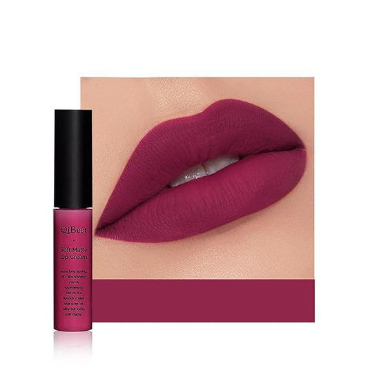 Velvet Matte Liquid Lipstick Makeup Long-Lasting and Waterproof Wear, Non-Stick Cup Lip Gloss,(Rose Purple 622)