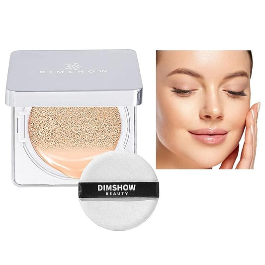 Flawless Cushion Foundation Makeup for Man and Woman | Hydrating | Long-Lasting Buildable Coverage | Highly Conceal | Lightweight and Moisturizing | Refill Included, 1.05Oz (#02 NATURAL)