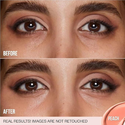 H.U.D.A BEAUTY #FAUXFILTER Under Eye Color Corrector 0.3 oz / 9 mL (Peach, 0.3 oz / 9 ml) + Bonus Acne Patch (36 Pieces)