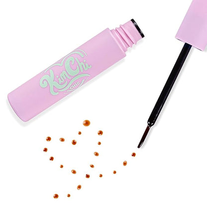 KimChi Chic Beauty Candy Girl Fake Freckle Pen, Natural-Looking and Fast-Drying Faux Freckles Face Makeup, Afternoon In The Flower Field Red-Brown Shade, 0.10 fl oz