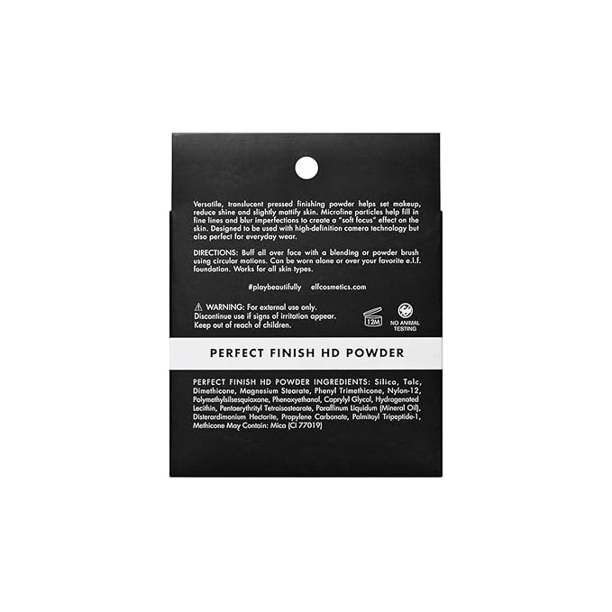 e.l.f. Perfect Finish HD Powder - Clear Women Powder 0.28 oz