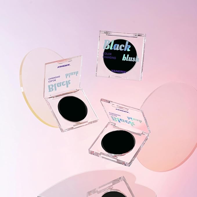 VANERIA Color Changing Blush,Ph Reacting Creme for Blush Cheek and Lip Tint,Long Lasting Non Fading,Waterproof,Vegan,Cruelty-Free,5g/0.18oz