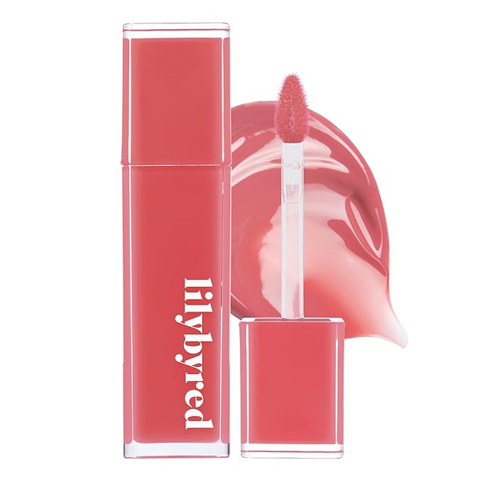 lilybyred Bloody Liar Coating Tint | Korean Glossy Lip Stain, Vivid & Juicy Color, Syrupy Shine, Moisturizing, Long-Lasting & Smudge-Proof, Non-Sticky, Lightweight (02 Sentimental Lychee)
