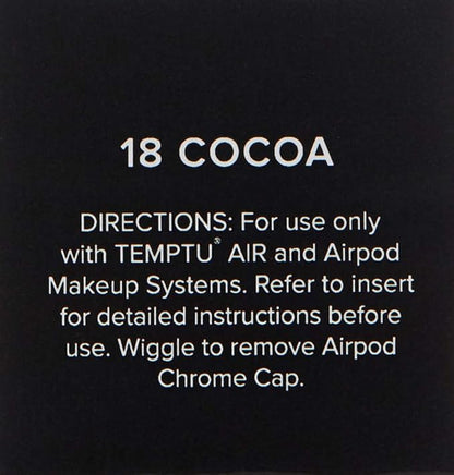 TEMPTU Perfect Canvas Airbrush Foundation Airpod: Anti-Aging Long-Wear Makeup, Buildable Coverage Semi-Matte, Natural Finish