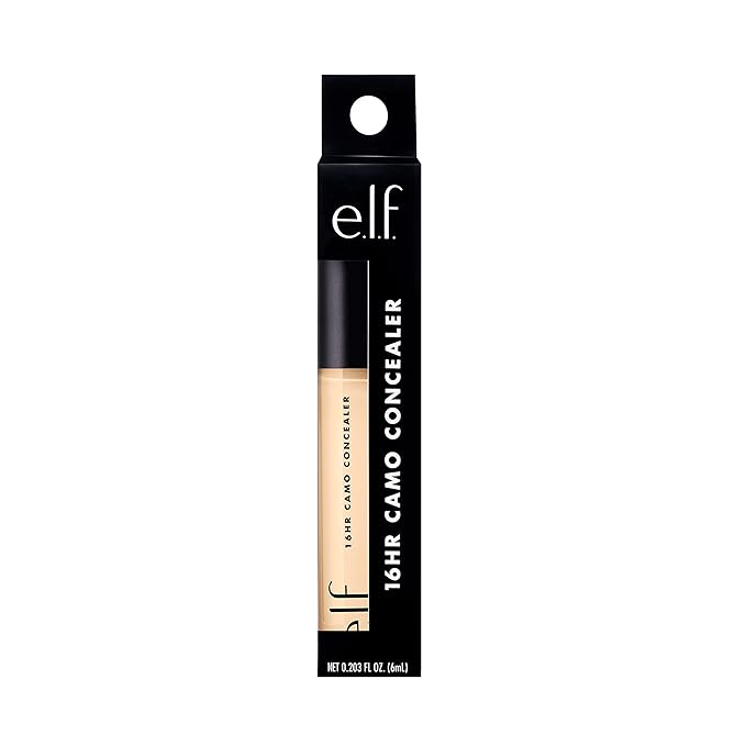 e.l.f. 16HR Camo Concealer Bundle with 0.203 Fl Oz Fair Warm and Light Sand