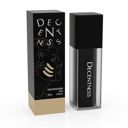 Full coverage Foundation,Lightweight and Flawless Finish Foundation Makeup Matte Base for All Skin Types,Pale,1.0 fl.oz/30ml