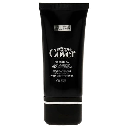 PUPA Milano Extreme Cover Foundation SPF 15 - High Coverage - Corrects Skin Spots And Dyschromia - Highly-Pigmented Texture - Floral -Fragrance - 010 Alabaster - 1.01 Oz, (PUP091002)