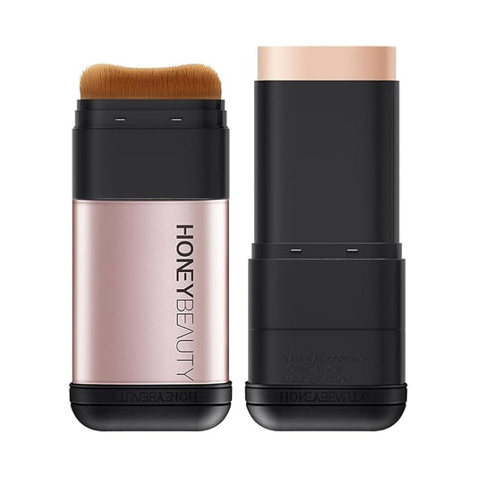 zeesea Multi-Use Makeup Essence Stick, Concealer, Face Creams, Foundation Brushes, Long-lasting Smooth Skin Coverage, Natural Beige, 0.45oz (12.8g)