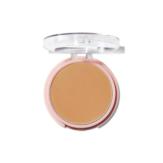 e.l.f. Halo Glow Powder Filter, Ultra-fine Finishing Powder, Smooths The Look of Pores & Fine Lines, Creates A Soft-Focus Glow, Vegan & Cruelty-Free, Tan Warm