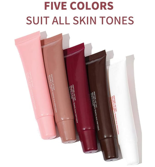 5 Colors Mirror Lip Glaze, Plumping Hydrating Gloss, Long-Lasting Moisturizing Non-Sticky Oil, Quick Full Lip Color