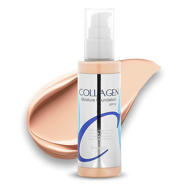 Enough Collagen, Moisture Foundation, SPF 15, 21, 3.38 fl oz (100 ml)