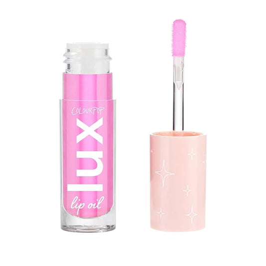 ColourPop Lux Lip Oil - Hydrating, Sheer Tinted Lip Oil Formulated with Antioxidant-Rich Chamomile Extract & Calendula Oil - Non-Greasy, Nourishing Pink Lip Oil - Raspberry Mojito (0.16 oz)
