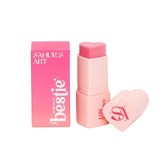 Sahur's Art Bestie Blush Balm Stick Heart Shaped for Cheeks