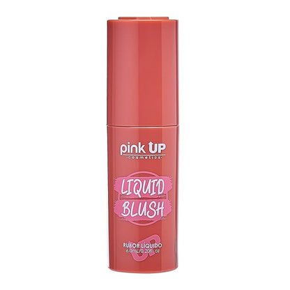 | Liquid Blush | Long-Lasting Liquid Blush | Non-Greasy | Highly Pigmented | Suitable for All Skin Types | Matte Colors | Subtle Shimmer Highlights | Shade: Sunset| 6ml | Model PKLB05