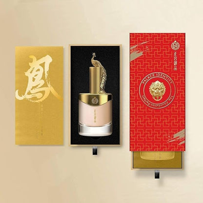 ZEESEA [Palace Identity] Chinese Phoenix Liquid Foundation Full Coverage,Matte Finish Long Lasting Up To 12 Hours, Lightweight & Flawless Liquid Foundation For Colored Skin, W02# Porcelain