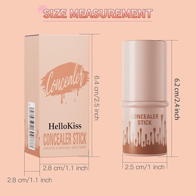 3pcs Face Contour Stick, Highlighter Stick Blush Stick Cream Contour Kit Makeup Set with Brush, Contouring Stick for Fair Skin, Concealer Stick Makeup Gift for Beginner Women Teen Girls