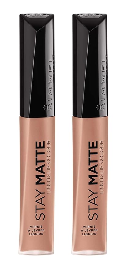 Rimmel Stay matte lip liquid, latte to go, 0.21 Fl Oz (Pack of 2)