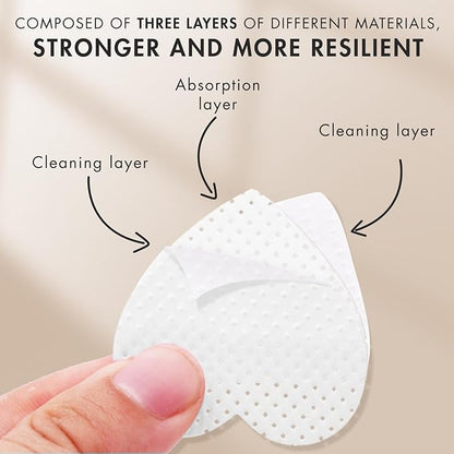 1000 PCS Eyelash Extension Glue Wipes - Lint Free, Non-Woven Fabric for Lash Extension Supplies and Nail Polish Remover (White)