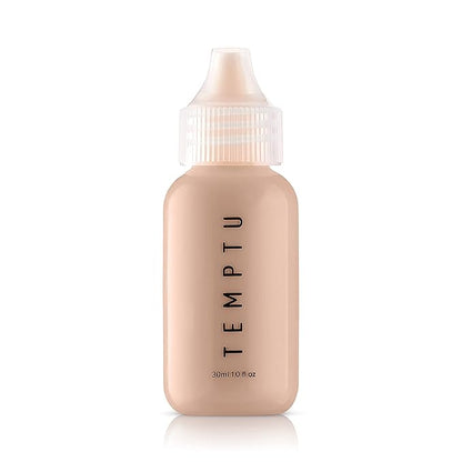 TEMPTU S/B Silicone-Based Airbrush Foundation: Professional Long-Wear Liquid Makeup, Sheer To Full Coverage For A Hydrated, Healthy-Looking Glow & Luminous, Dewy Finish On All Skin Types, 002 Blush Ivory, 1 Fl Oz