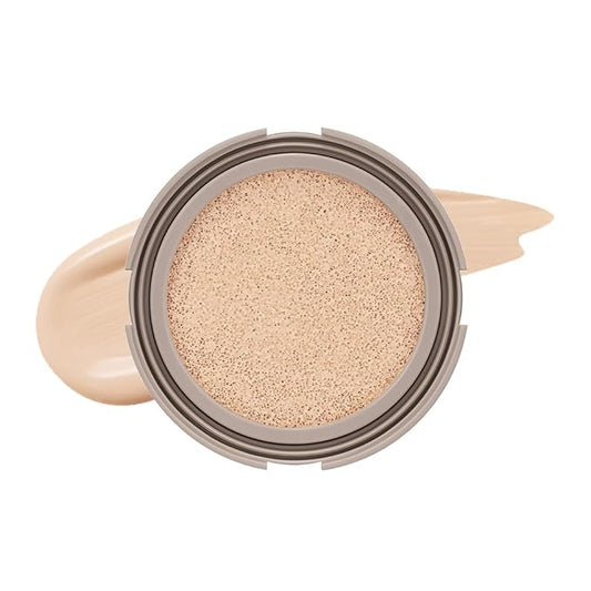 MOONSHOT KOREA Conscious Fit Cushion Foundation Flawless Coverage,Glass skin,Long-Lasting, Lightweight, Buildable Coverage,k-beauty (17N Cosmic Latte, [refill] Conscious Fit Cushion)