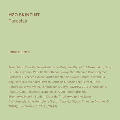 Pixi Beauty H2O SkinTint Tinted Face Gel, 1.2 fl oz / 35 ml, Porcelain