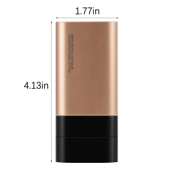 Matte Foundation Stick Makeup, Full Coverage Foundation Stick, Long Lasting, Concealer And Contour With Built In Applicator