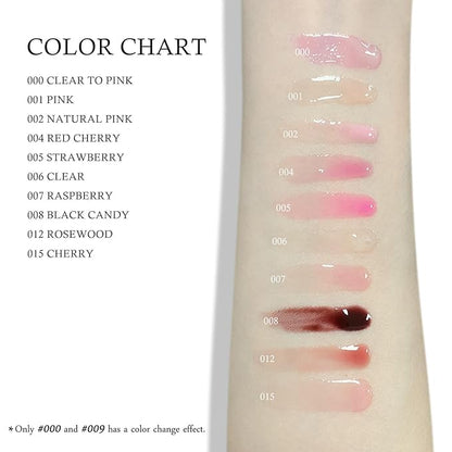 KYDA Hydrating, Moisturizing Lip Oil - Glossy, Tinted Lip Gloss for Dry Lips - Rosewood