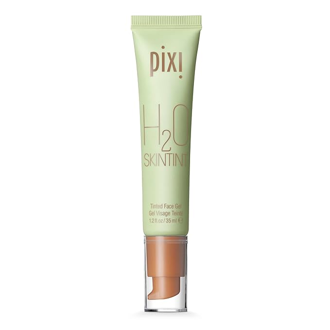 Pixi Beauty H2O SkinTint Tinted Face Gel, 1.2 fl oz / 35 ml, Nutmeg