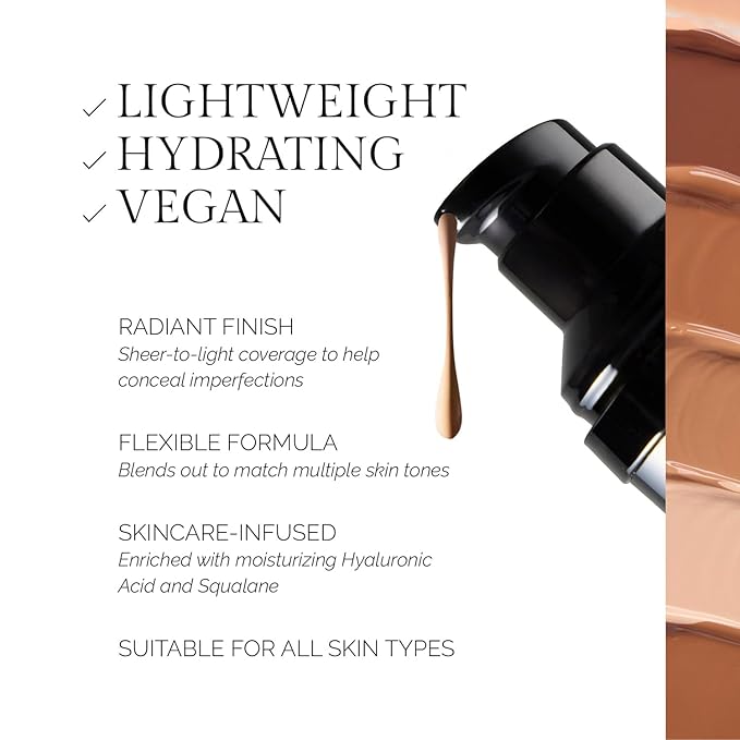 OFIR Sheer Skin Hydrating Tinted Moisturizer | Makeup Tinted Moisturizer | Breathable, Lightweight Hydration | Skincare | Vegan, Sheer Coverage, Evens Complexion | Rye - Medium 1 FL OZ