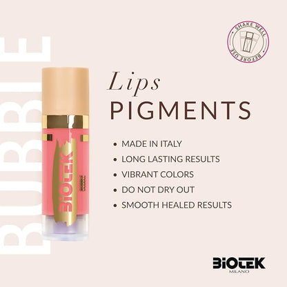 Biotek Lip Pigment for Permanent Makeup - Warm Nude Lip Color - Made in Italy - Bubble 0,61 fl.oz.