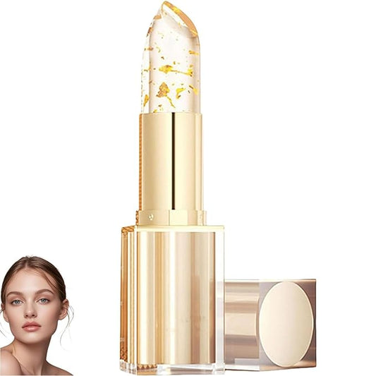 Transferproof Color Changing Lipstick,2025 New Gold Crystal Ph Lipstick Color Changing,Long Lasting 24 Hours Moisturizing Glossy Shine Lip Gloss for Women (1pcs)