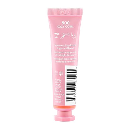COVERGIRL Clean Fresh Dewy Tint 500 Cozy Coral, 3-in-1 Tint, Blendable Color For Eyes, Lips & Cheeks, 0.33 fl oz (Pack of 1)
