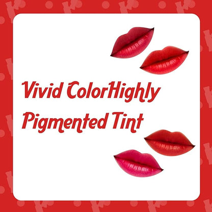 THESAEM Saemmul Water Candy Tint #2 Apple - High Pigment Long Lasting Lip Stain Juicy Fruity Vivid Colors – Transfer Proof, Weightless & Smudge Proof, 0.3 fl.oz.