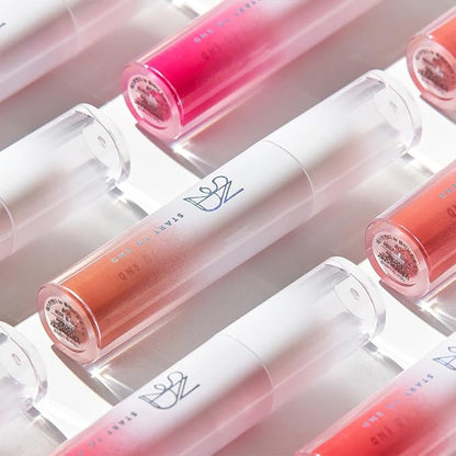 New Planet Tint | Clear Glow Tint Non-Sticky Lightweight Hydrating Long-Lasting Shine High Pigmented Volumizing Moisturizing Natural Lip Stain (#01 Cherry Balance, 4.1g)