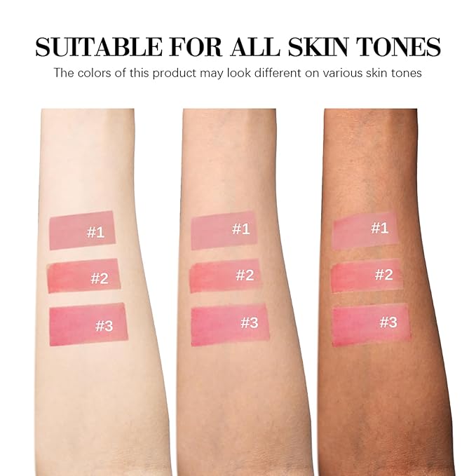 3Pcs Lip Stain Peel Off Masque Set,Matte Liquid Lipstick Nude Lip Gloss Waterproof Lip Stain Non-stick Cup Peel Off Lipstick Lip Makeup for Women