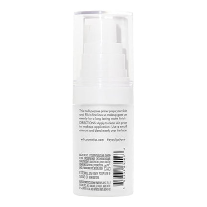 e.l.f. Mineral Infused Face Primer, Primer For A Smooth Foundation Base, Fills In Fine Lines & Refines Complexion, Vegan & Cruelty-free, Small