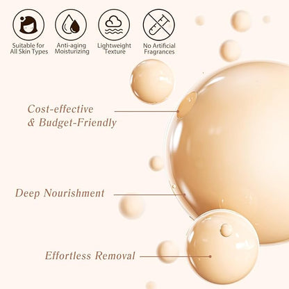 Colour Changing Foundation Liquid 4 in 1, Foundation for Older Women, Hydrating Longwearing & Waterproof Concealer, SPF 50+ Makeup Base Nude Face, Medium Spectrum for all Skin