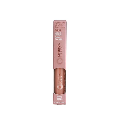Mineral Fusion HydroShine Lip Gloss, Bondi, 0.15 Ounce